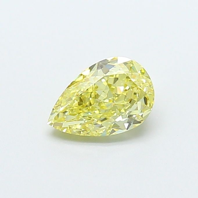 Loose Diamond - PEAR 1.01ct Fancy Yellow VS1: Loose Diamond - PEAR 1.01ct Fancy Yellow VS1 Source: This is a real non-mined Diamond that has been grown in a lab Shape: PEAR Carats: 1.01 Color: Fancy Yellow Certification: IGI Video: