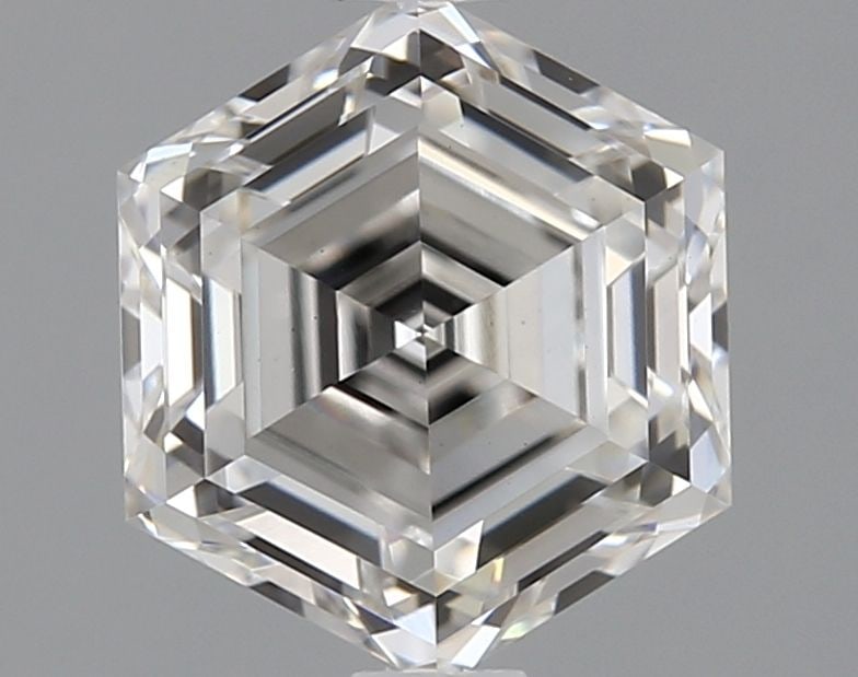 Loose Diamond - HEXAGONAL 1.29ct F VS1: Loose Diamond - HEXAGONAL 1.29ct F VS1 Source: This is a real non-mined Diamond that has been grown in a lab Shape: HEXAGONAL Carats: 1.29 Color: F Clarity: VS1 Certification: IGI Video: Video Link