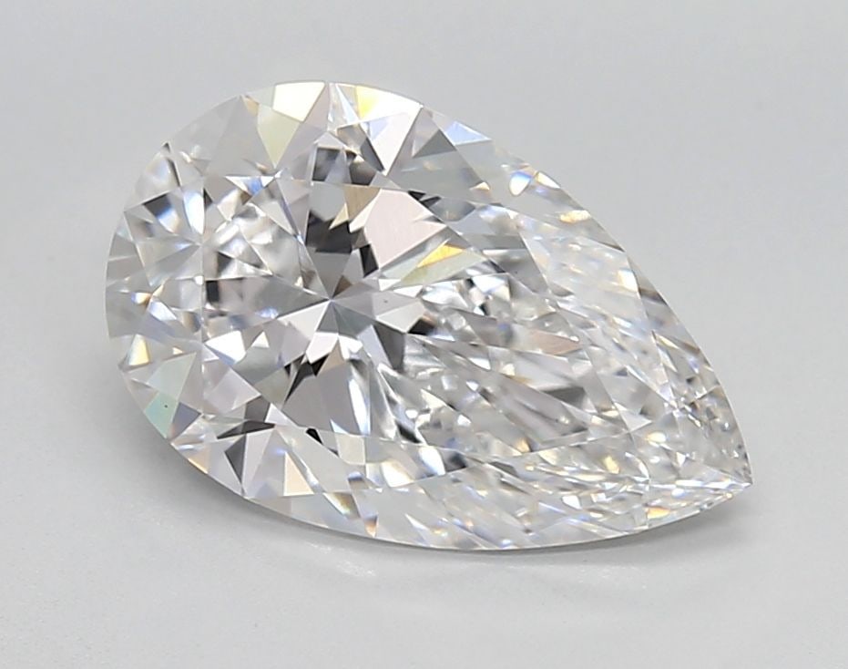 Loose Diamond - PEAR 2.61ct D VVS2: Loose Diamond - PEAR 2.61ct D VVS2 Source: This is a real non-mined Diamond that has been grown in a lab Shape: PEAR Carats: 2.61 Color: D Clarity: VVS2 Certification: IGI Video: Video Link The