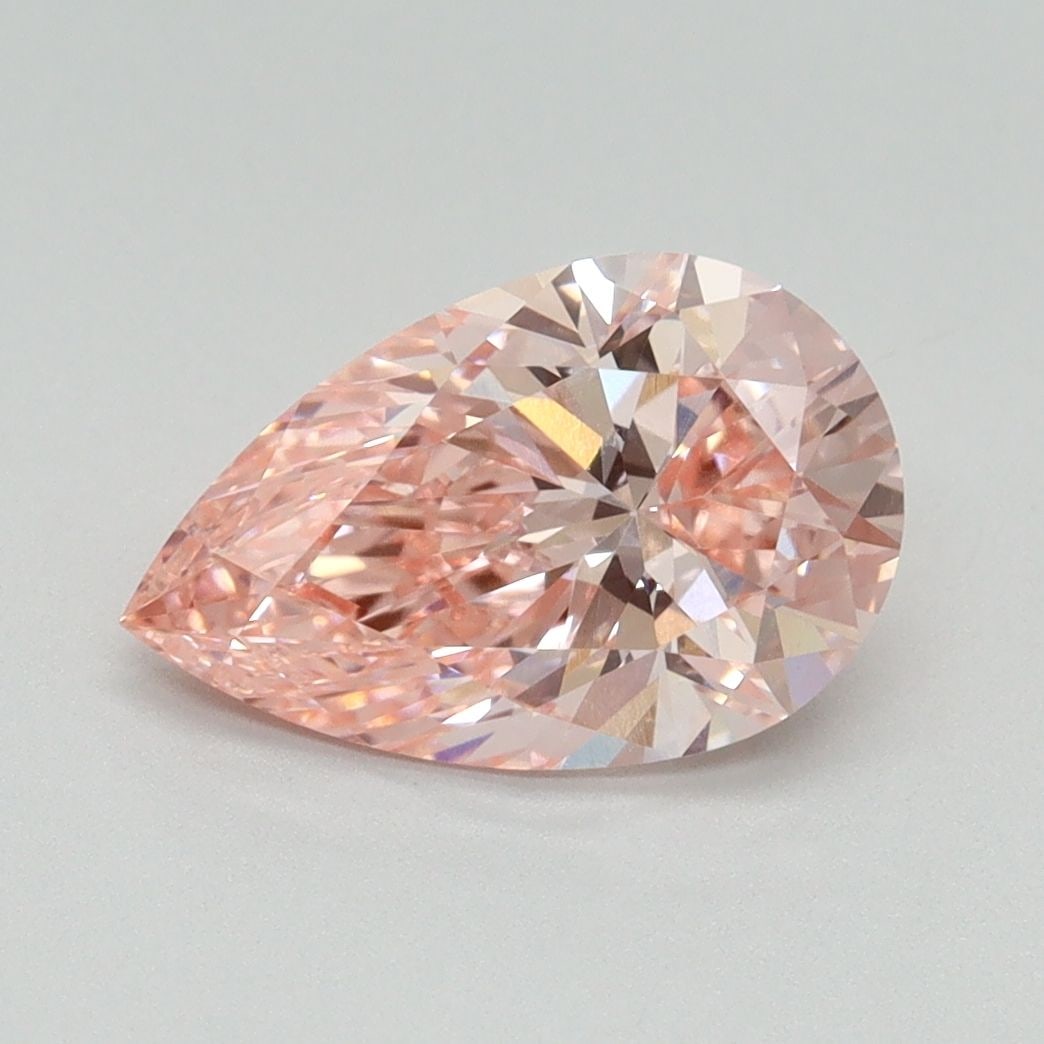 Loose Diamond - PEAR 1.81ct Fancy Vivid Pink VVS2: Loose Diamond - PEAR 1.81ct Fancy Vivid Pink VVS2 Source: This is a real non-mined Diamond that has been grown in a lab Shape: PEAR Carats: 1.81 Color: Fancy Vivid Pink Certification: IGI Video: