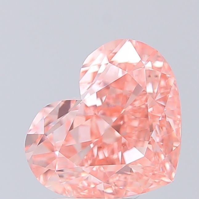 Loose Diamond - HEART 3.7ct Fancy Vivid Pink VS1: Loose Diamond - HEART 3.7ct Fancy Vivid Pink VS1 Source: This is a real non-mined Diamond that has been grown in a lab Shape: HEART Carats: 3.7 Color: Fancy Vivid Pink Certification: IGI Video: Video