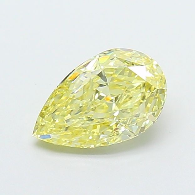 Loose Diamond - PEAR 1.01ct Fancy Yellow VVS2: Loose Diamond - PEAR 1.01ct Fancy Yellow VVS2 Source: This is a real non-mined Diamond that has been grown in a lab Shape: PEAR Carats: 1.01 Color: Fancy Yellow Certification: IGI Video: