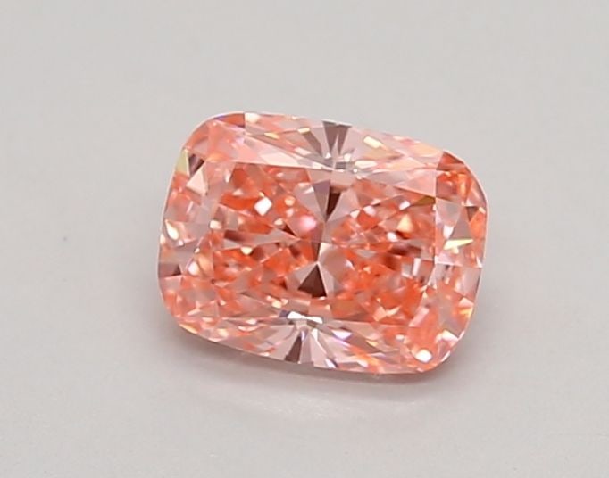 Loose Diamond - CUSHION MODIFIED 0.6ct Fancy Vivid Pink VS1: Loose Diamond - CUSHION MODIFIED 0.6ct Fancy Vivid Pink VS1 Source: This is a real non-mined Diamond that has been grown in a lab Shape: CUSHION MODIFIED Carats: 0.6 Color: Fancy Vivid Pink Certificat