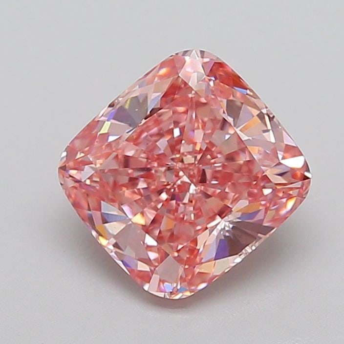 Loose Diamond - CUSHION MODIFIED 4.2ct Fancy Vivid Pink VS1: Loose Diamond - CUSHION MODIFIED 4.2ct Fancy Vivid Pink VS1 Source: This is a real non-mined Diamond that has been grown in a lab Shape: CUSHION MODIFIED Carats: 4.2 Color: Fancy Vivid Pink Certificat