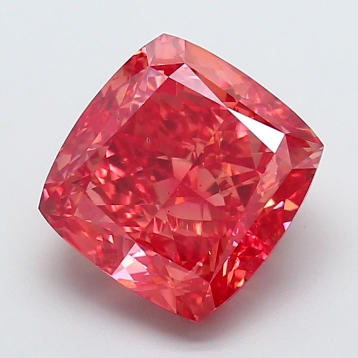 Loose Diamond - CUSHION MODIFIED 6.05ct Fancy Vivid Pink VS2: Loose Diamond - CUSHION MODIFIED 6.05ct Fancy Vivid Pink VS2 Source: This is a real non-mined Diamond that has been grown in a lab Shape: CUSHION MODIFIED Carats: 6.05 Color: Fancy Vivid Pink Certific