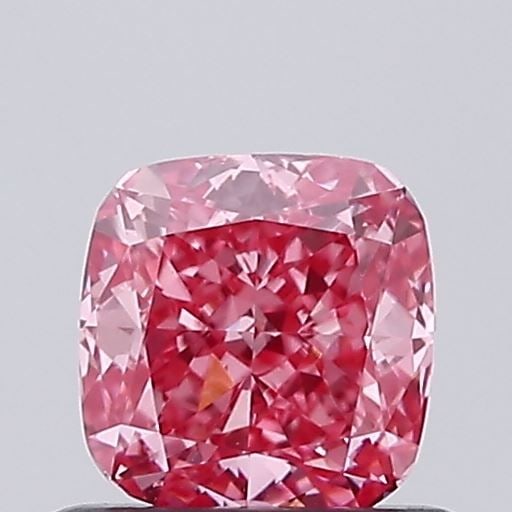 Loose Diamond - CUSHION BRILLIANT 0.55ct Fancy Intense Pink VVS2: Loose Diamond - CUSHION BRILLIANT 0.55ct Fancy Intense Pink VVS2 Source: This is a real non-mined Diamond that has been grown in a lab Shape: CUSHION BRILLIANT Carats: 0.55 Color: Fancy Intense Pink C
