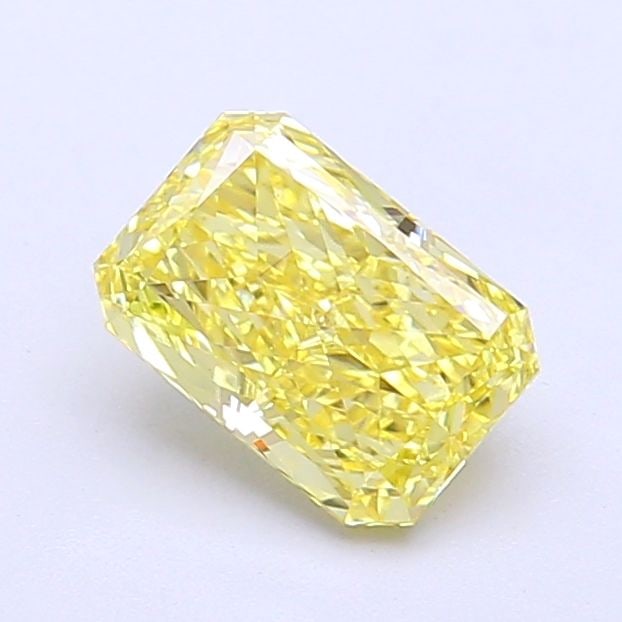 Loose Diamond - RADIANT 1.07ct Fancy Intense Yellow VS1: Loose Diamond - RADIANT 1.07ct Fancy Intense Yellow VS1 Source: This is a real non-mined Diamond that has been grown in a lab Shape: RADIANT Carats: 1.07 Color: Fancy Intense Yellow Certification: IGI