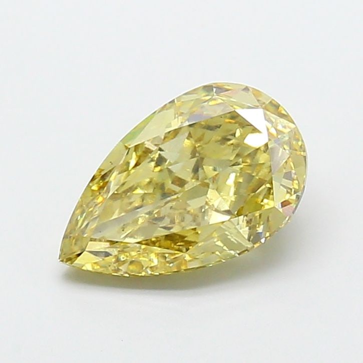 Loose Diamond - PEAR 4.53ct Fancy Intense Yellow VS2: Loose Diamond - PEAR 4.53ct Fancy Intense Yellow VS2 Source: This is a real non-mined Diamond that has been grown in a lab Shape: PEAR Carats: 4.53 Color: Fancy Intense Yellow Certification: IGI Video