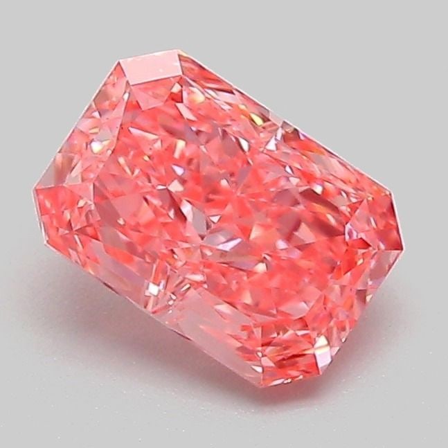 Loose Diamond - RADIANT 1.1ct Fancy Vivid Pink VS1: Loose Diamond - RADIANT 1.1ct Fancy Vivid Pink VS1 Source: This is a real non-mined Diamond that has been grown in a lab Shape: RADIANT Carats: 1.1 Color: Fancy Vivid Pink Certification: IGI Video: