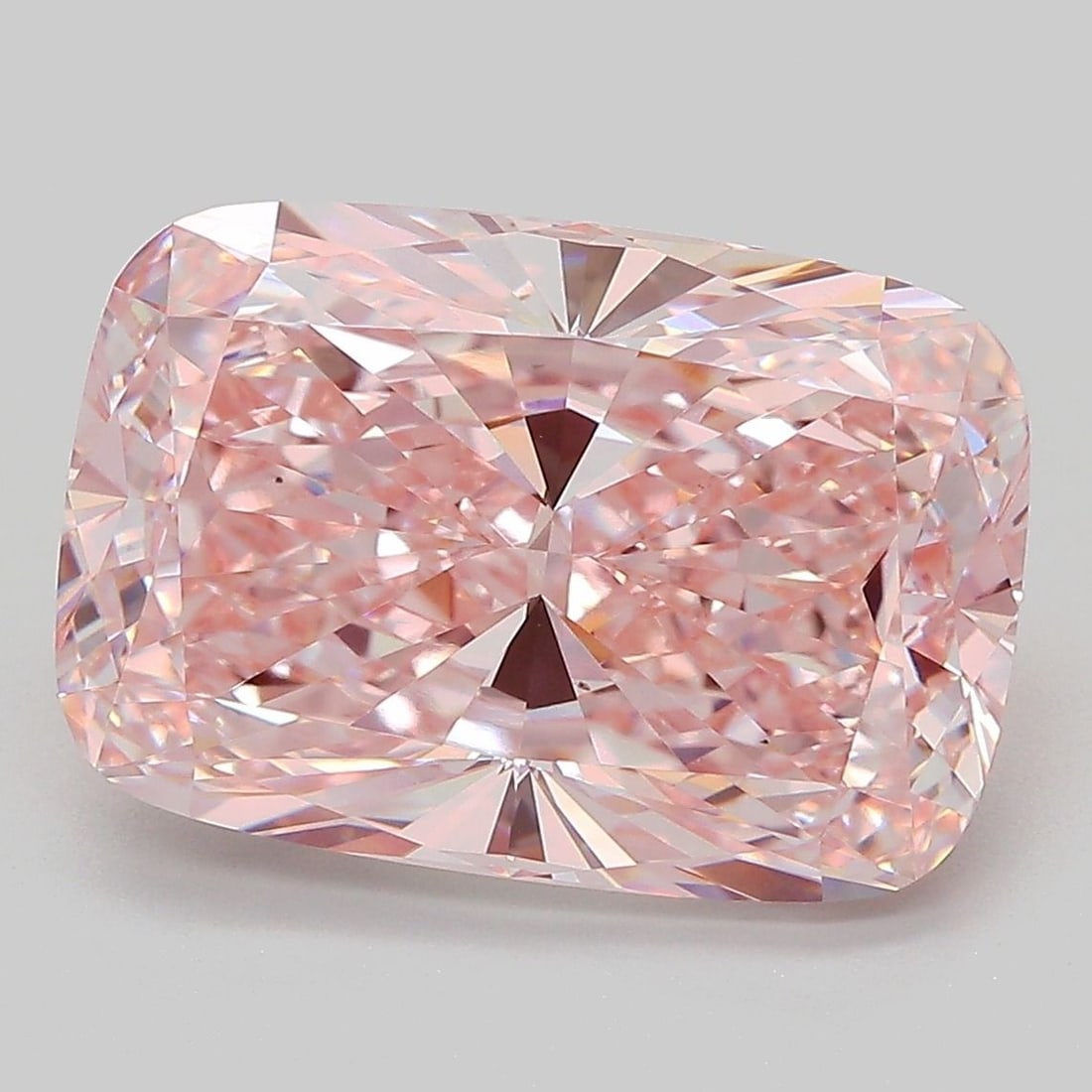 Loose Diamond - CUSHION MODIFIED 7.02ct Fancy Intense Pink VS1: Loose Diamond - CUSHION MODIFIED 7.02ct Fancy Intense Pink VS1 Source: This is a real non-mined Diamond that has been grown in a lab Shape: CUSHION MODIFIED Carats: 7.02 Color: Fancy Intense Pink Cert