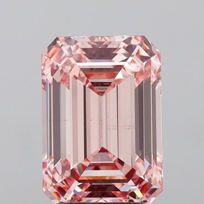 Loose Diamond - EMERALD 3.01ct Fancy Intense Pink VS2: Loose Diamond - EMERALD 3.01ct Fancy Intense Pink VS2 Source: This is a real non-mined Diamond that has been grown in a lab Shape: EMERALD Carats: 3.01 Color: Fancy Intense Pink Certification: IGI Vid