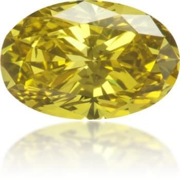 Loose Diamond - OVAL 0.57ct Fancy Intense Yellow VVS2: Loose Diamond - OVAL 0.57ct Fancy Intense Yellow VVS2 Source: Natural Shape: OVAL Carats: 0.57 Color: Fancy Intense Yellow Certification: NONE Video: