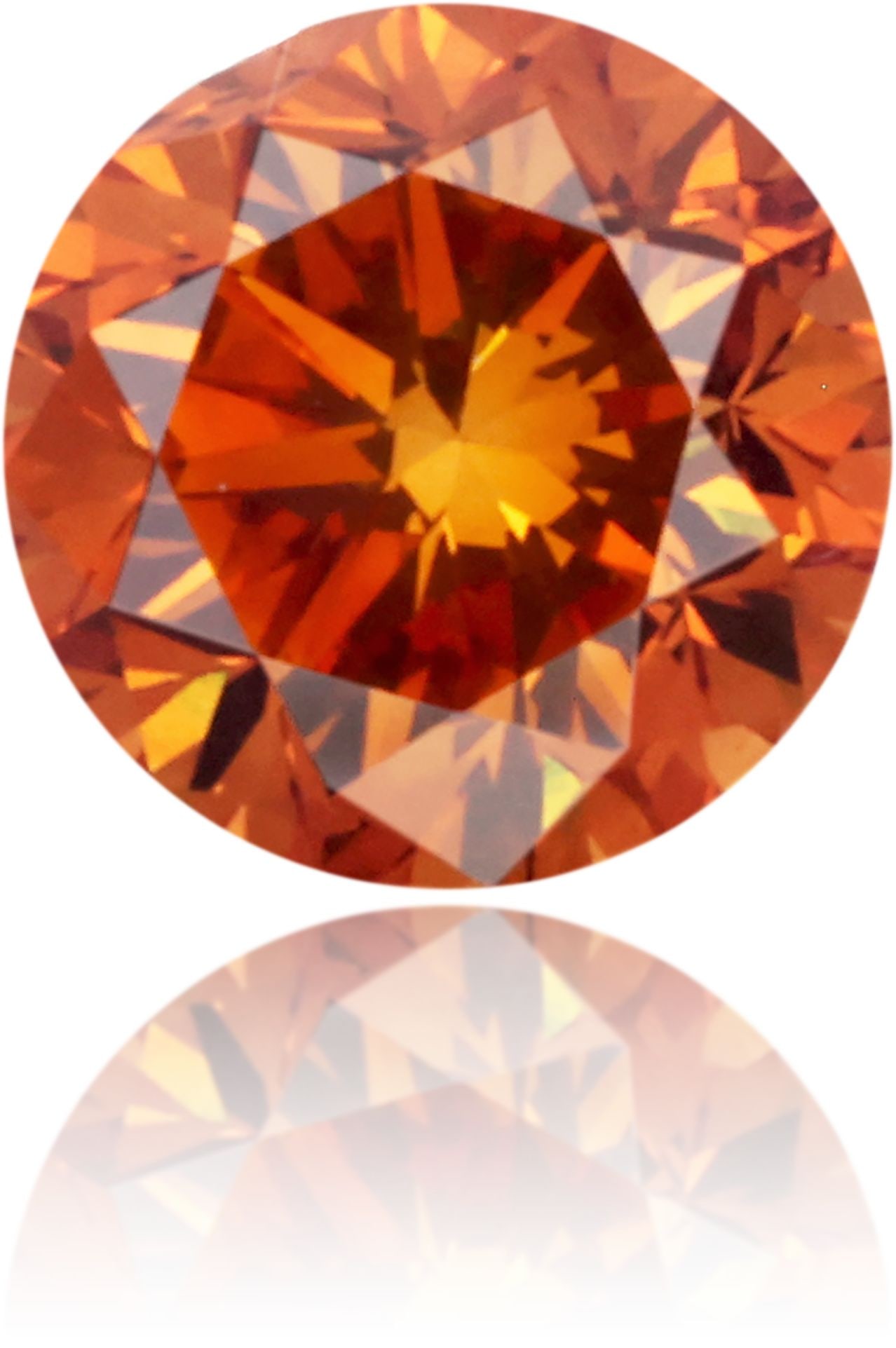 Loose Diamond - ROUND 0.49ct Fancy Deep Yellowish Orange I1: Loose Diamond - ROUND 0.49ct Fancy Deep Yellowish Orange I1 Source: Natural Shape: ROUND Carats: 0.49 Color: Fancy Deep Yellowish Orange Certification: GIA The Diamond Depot Guarantee: All items in th