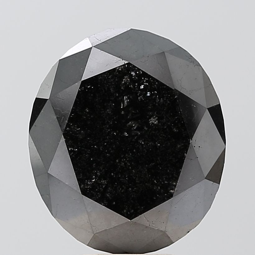 Loose Diamond - OVAL 6.94ct Fancy Black VS1: Loose Diamond - OVAL 6.94ct Fancy Black VS1 Source: Natural Shape: OVAL Carats: 6.94 Color: Fancy Black Certification: NONE Video: