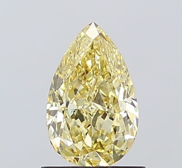 Loose Diamond - PEAR 1.02ct Fancy Yellow VS2: Loose Diamond - PEAR 1.02ct Fancy Yellow VS2 Source: This is a real non-mined Diamond that has been grown in a lab Shape: PEAR Carats: 1.02 Color: Fancy Yellow Certification: IGI Video: