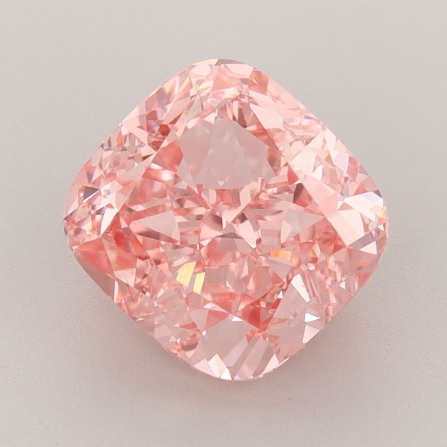 Loose Diamond - CUSHION BRILLIANT 3.28ct Fancy Vivid Pink VS1: Loose Diamond - CUSHION BRILLIANT 3.28ct Fancy Vivid Pink VS1 Source: This is a real non-mined Diamond that has been grown in a lab Shape: CUSHION BRILLIANT Carats: 3.28 Color: Fancy Vivid Pink Certif