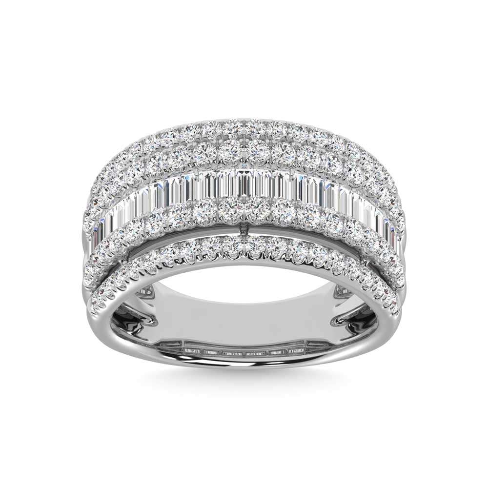 14K White Gold Diamond 3/8 Ct.Tw. Fashion Band (1 of 4)