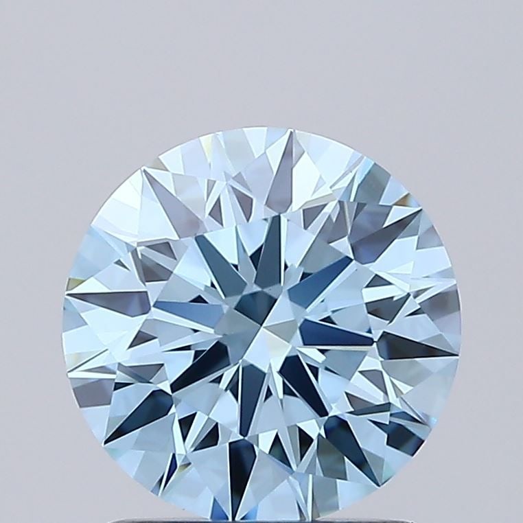 Ideal Loose Diamond - ROUND 1.51ct Fancy Vivid Blue VVS1: Ideal Loose Diamond - ROUND 1.51ct Fancy Vivid Blue VVS1 Source: This is a real non-mined Diamond that has been grown in a lab Shape: ROUND Carats: 1.51 Color: Fancy Vivid Blue Certification: IGI Vide