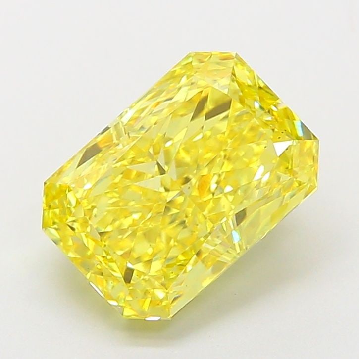 Loose Diamond - RADIANT 3.51ct Fancy Vivid Yellow VS1: Loose Diamond - RADIANT 3.51ct Fancy Vivid Yellow VS1 Source: This is a real non-mined Diamond that has been grown in a lab Shape: RADIANT Carats: 3.51 Color: Fancy Vivid Yellow Certification: IGI The