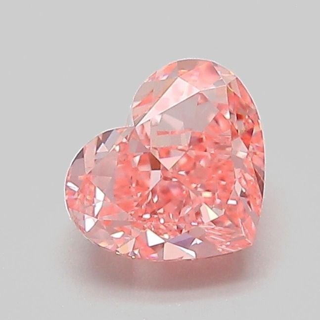 Loose Diamond - HEART 1.07ct Fancy Vivid Pink VS1: Loose Diamond - HEART 1.07ct Fancy Vivid Pink VS1 Source: This is a real non-mined Diamond that has been grown in a lab Shape: HEART Carats: 1.07 Color: Fancy Vivid Pink Certification: IGI Video: