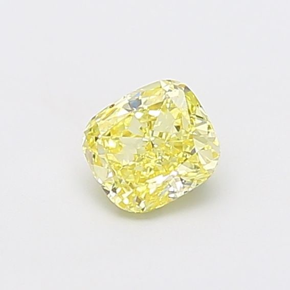 Loose Diamond - CUSHION MODIFIED 0.65ct Fancy Intense Yellow VS1: Loose Diamond - CUSHION MODIFIED 0.65ct Fancy Intense Yellow VS1 Source: This is a real non-mined Diamond that has been grown in a lab Shape: CUSHION MODIFIED Carats: 0.65 Color: Fancy Intense Yellow 