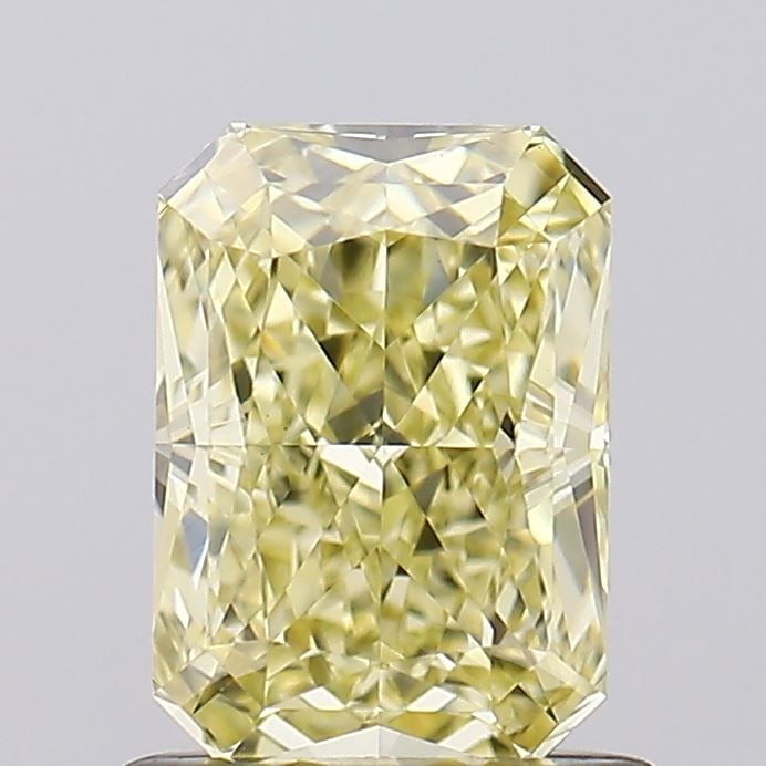 Loose Diamond - RADIANT 1.03ct Fancy Yellow VVS2: Loose Diamond - RADIANT 1.03ct Fancy Yellow VVS2 Source: This is a real non-mined Diamond that has been grown in a lab Shape: RADIANT Carats: 1.03 Color: Fancy Yellow Certification: IGI Video: