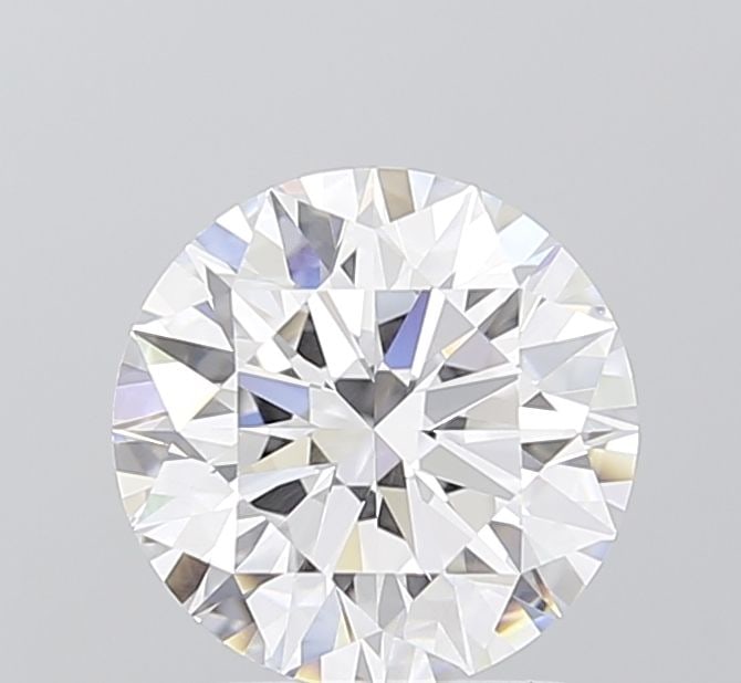 Ideal Loose Diamond - ROUND 2.07ct D VS2: Ideal Loose Diamond - ROUND 2.07ct D VS2 Source: This is a real non-mined Diamond that has been grown in a lab Shape: ROUND Carats: 2.07 Color: D Clarity: VS2 Certification: IGI Video: Video Link The