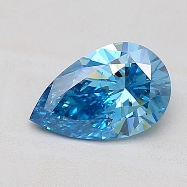Loose Diamond - PEAR 1.5ct Fancy Vivid Blue SI1: Loose Diamond - PEAR 1.5ct Fancy Vivid Blue SI1 Source: This is a real non-mined Diamond that has been grown in a lab Shape: PEAR Carats: 1.5 Color: Fancy Vivid Blue Certification: NONE Video: