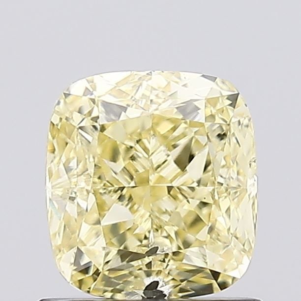 Loose Diamond - CUSHION MODIFIED 1.01ct Fancy Vivid Yellow SI2: Loose Diamond - CUSHION MODIFIED 1.01ct Fancy Vivid Yellow SI2 Source: This is a real non-mined Diamond that has been grown in a lab Shape: CUSHION MODIFIED Carats: 1.01 Color: Fancy Vivid Yellow Cert
