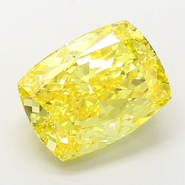 Loose Diamond - CUSHION MODIFIED 6.05ct Fancy Vivid Yellow VS1: Loose Diamond - CUSHION MODIFIED 6.05ct Fancy Vivid Yellow VS1 Source: This is a real non-mined Diamond that has been grown in a lab Shape: CUSHION MODIFIED Carats: 6.05 Color: Fancy Vivid Yellow Cert