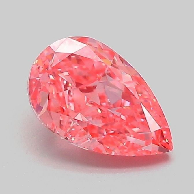 Loose Diamond - PEAR 1.07ct Fancy Vivid Pink VS1: Loose Diamond - PEAR 1.07ct Fancy Vivid Pink VS1 Source: This is a real non-mined Diamond that has been grown in a lab Shape: PEAR Carats: 1.07 Color: Fancy Vivid Pink Certification: IGI Video: