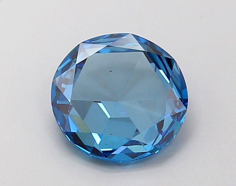 Loose Diamond - ROSE 1.05ct Fancy Vivid Blue VS1: Loose Diamond - ROSE 1.05ct Fancy Vivid Blue VS1 Source: This is a real non-mined Diamond that has been grown in a lab Shape: ROSE Carats: 1.05 Color: Fancy Vivid Blue Certification: NONE Video: