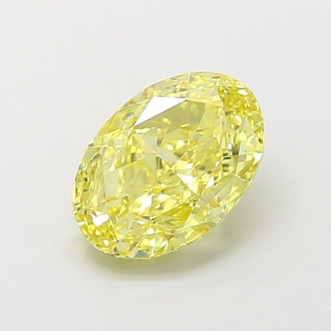 Loose Diamond - OVAL 2.05ct Fancy Intense Yellow VVS2: Loose Diamond - OVAL 2.05ct Fancy Intense Yellow VVS2 Source: This is a real non-mined Diamond that has been grown in a lab Shape: OVAL Carats: 2.05 Color: Fancy Intense Yellow Certification: IGI Vide