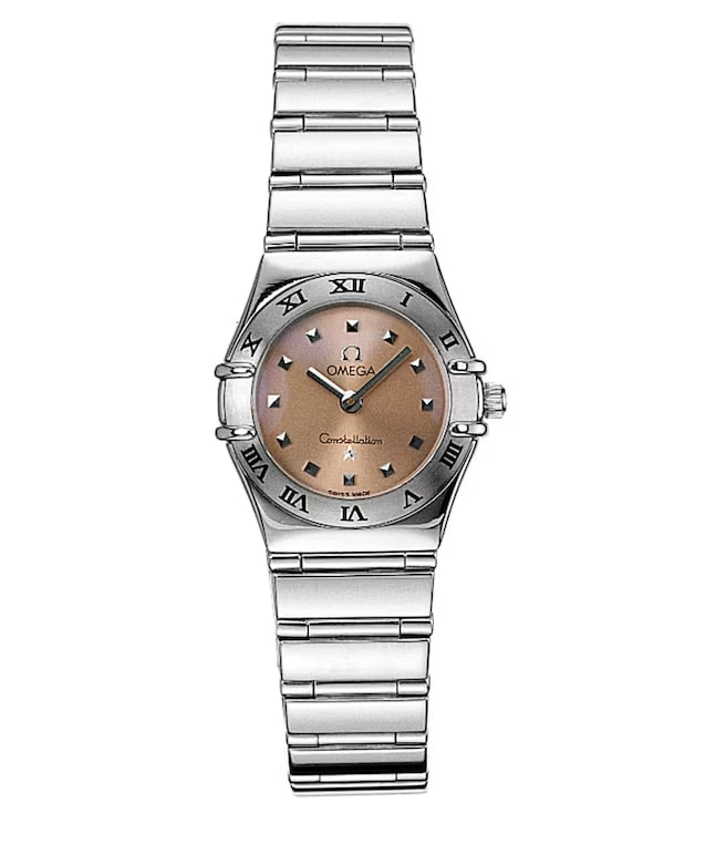 Omega Constellation Ladies Salmon Pink Dial Stainless Steel Bracelet 1561.61.00 (1 of 1)