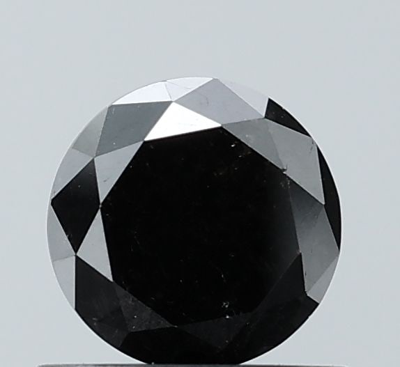 Loose Diamond - ROUND 0.81ct Fancy Black VS2: Loose Diamond - ROUND 0.81ct Fancy Black VS2 Source: Natural Shape: ROUND Carats: 0.81 Color: Fancy Black Certification: NONE Video: