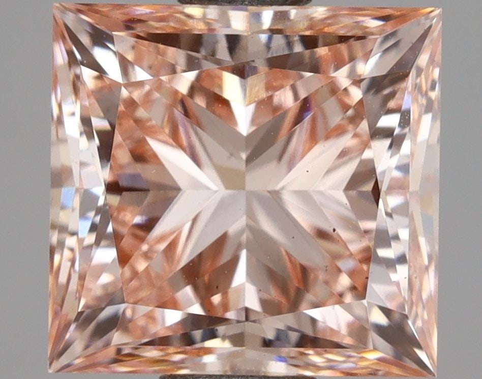Loose Diamond - PRINCESS 2.6ct Fancy Intense Pink VS2: Loose Diamond - PRINCESS 2.6ct Fancy Intense Pink VS2 Source: This is a real non-mined Diamond that has been grown in a lab Shape: PRINCESS Carats: 2.6 Color: Fancy Intense Pink Certification: IGI Vid