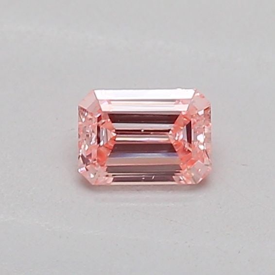Loose Diamond - EMERALD 0.14ct Fancy Intense Pink SI1: Loose Diamond - EMERALD 0.14ct Fancy Intense Pink SI1 Source: This is a real non-mined Diamond that has been grown in a lab Shape: EMERALD Carats: 0.14 Color: Fancy Intense Pink Certification: IGI Vid
