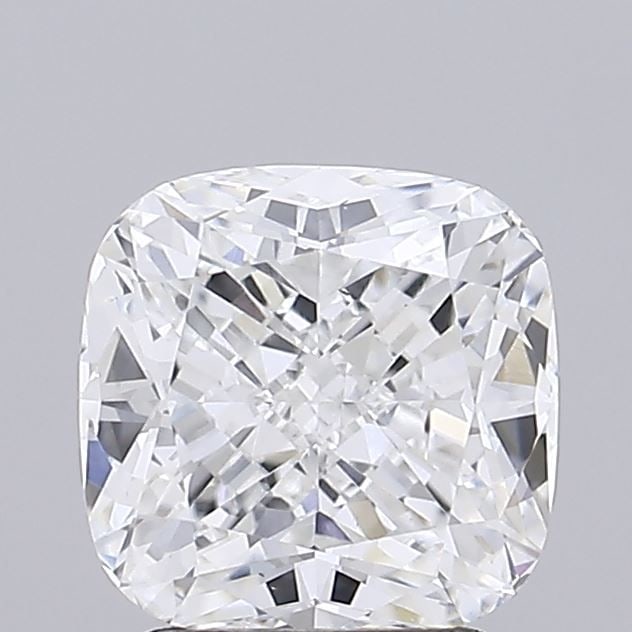 Loose Diamond - CUSHION MODIFIED 2.01ct E VS2: Loose Diamond - CUSHION MODIFIED 2.01ct E VS2 Source: This is a real non-mined Diamond that has been grown in a lab Shape: CUSHION MODIFIED Carats: 2.01 Color: E Clarity: VS2 Certification: IGI Video: