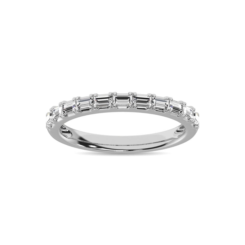 Diamond 1/6 Ct.tw Anniversary Ring in 14K White Gold: Diamond 1/6 Ct.tw Anniversary Ring in 14K White Gold Diamond 1/6 Ct.Tw. Anniversary Ring in 14K White Gold 14k White Gold Stone Color: G-h Stone Clarity: Si2 Each ring is presented in standard size 6.