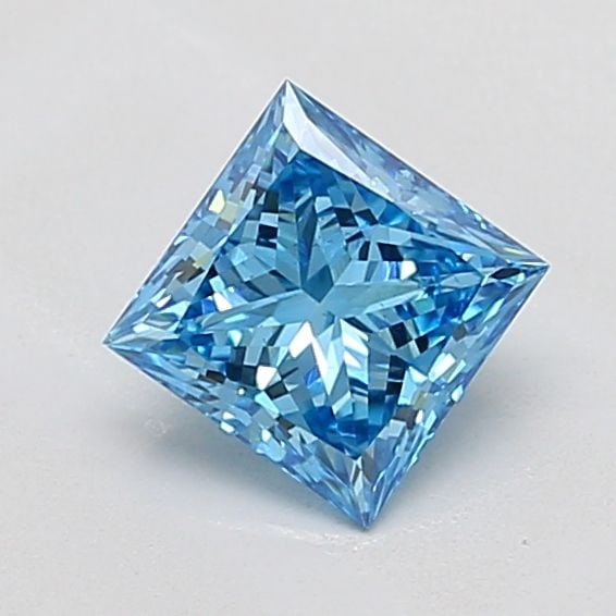 Loose Diamond - PRINCESS 1.01ct Fancy Vivid Blue VS2: Loose Diamond - PRINCESS 1.01ct Fancy Vivid Blue VS2 Source: This is a real non-mined Diamond that has been grown in a lab Shape: PRINCESS Carats: 1.01 Color: Fancy Vivid Blue Certification: IGI