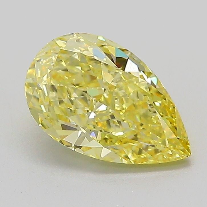 Loose Diamond - PEAR 1.27ct Fancy Intense Yellow VS2: Loose Diamond - PEAR 1.27ct Fancy Intense Yellow VS2 Source: This is a real non-mined Diamond that has been grown in a lab Shape: PEAR Carats: 1.27 Color: Fancy Intense Yellow Certification: IGI