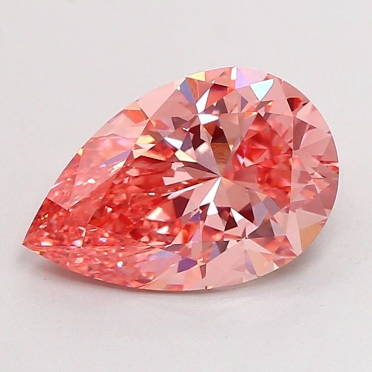 Loose Diamond - PEAR 2.54ct Fancy Vivid Pink VS1: Loose Diamond - PEAR 2.54ct Fancy Vivid Pink VS1 Source: This is a real non-mined Diamond that has been grown in a lab Shape: PEAR Carats: 2.54 Color: Fancy Vivid Pink Certification: IGI Video: Video