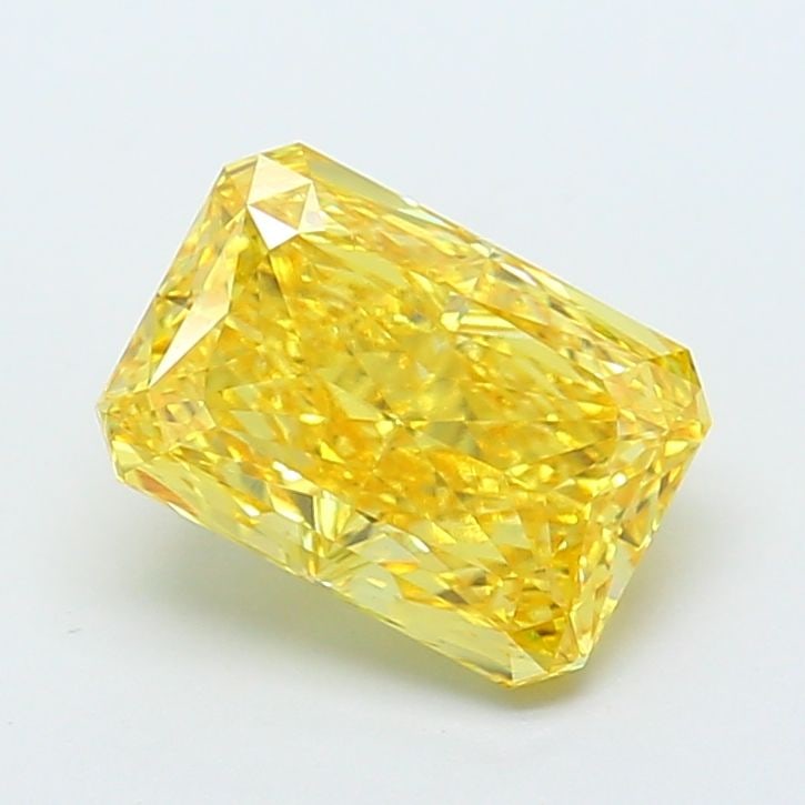 Loose Diamond - RADIANT 2.55ct Fancy Vivid Yellow VVS2: Loose Diamond - RADIANT 2.55ct Fancy Vivid Yellow VVS2 Source: This is a real non-mined Diamond that has been grown in a lab Shape: RADIANT Carats: 2.55 Color: Fancy Vivid Yellow Certification: IGI Vi