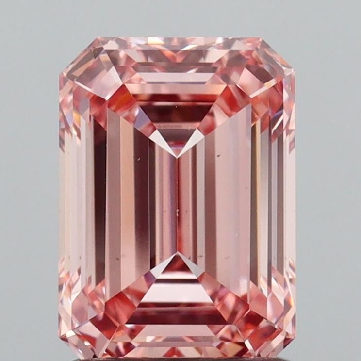 Loose Diamond - EMERALD 1.56ct Fancy Intense Pink VS1: Loose Diamond - EMERALD 1.56ct Fancy Intense Pink VS1 Source: This is a real non-mined Diamond that has been grown in a lab Shape: EMERALD Carats: 1.56 Color: Fancy Intense Pink Certification: IGI