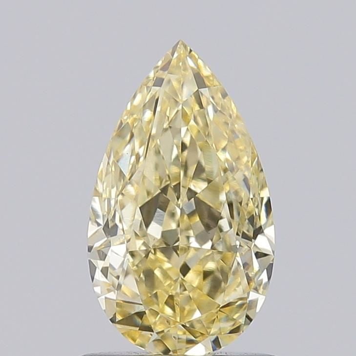 Loose Diamond - PEAR 1.07ct Fancy Yellow VS1: Loose Diamond - PEAR 1.07ct Fancy Yellow VS1 Source: This is a real non-mined Diamond that has been grown in a lab Shape: PEAR Carats: 1.07 Color: Fancy Yellow Certification: IGI Video: