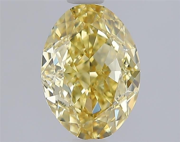 Loose Diamond - OVAL 1.59ct Fancy Intense Yellow VS1: Loose Diamond - OVAL 1.59ct Fancy Intense Yellow VS1 Source: This is a real non-mined Diamond that has been grown in a lab Shape: OVAL Carats: 1.59 Color: Fancy Intense Yellow Certification: IGI Video