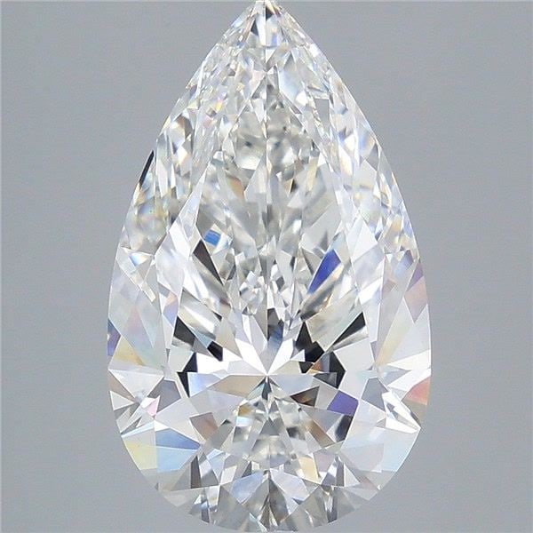 Loose Diamond - PEAR 6.05ct F VVS2: Loose Diamond - PEAR 6.05ct F VVS2 Source: This is a real non-mined Diamond that has been grown in a lab Shape: PEAR Carats: 6.05 Color: F Clarity: VVS2 Certification: IGI Video: Video Link The