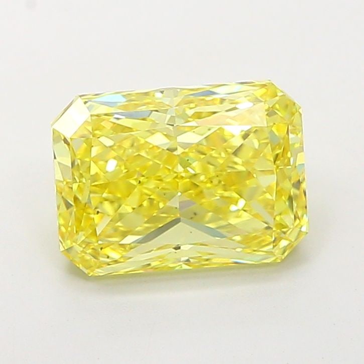 Loose Diamond - RADIANT 4.01ct Fancy Vivid Yellow VS2: Loose Diamond - RADIANT 4.01ct Fancy Vivid Yellow VS2 Source: This is a real non-mined Diamond that has been grown in a lab Shape: RADIANT Carats: 4.01 Color: Fancy Vivid Yellow Certification: IGI Vid