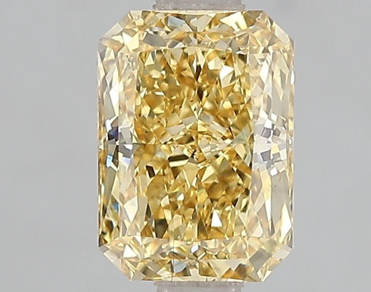 Loose Diamond - RADIANT 1.51ct Fancy Vivid Yellow VS2: Loose Diamond - RADIANT 1.51ct Fancy Vivid Yellow VS2 Source: This is a real non-mined Diamond that has been grown in a lab Shape: RADIANT Carats: 1.51 Color: Fancy Vivid Yellow Certification: IGI Vid