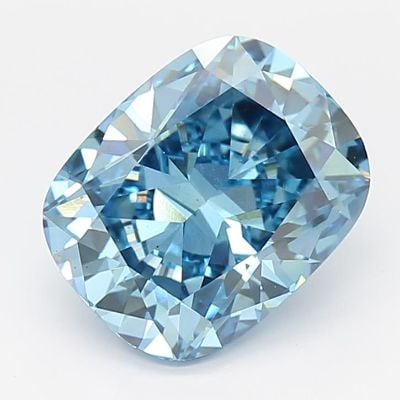 Loose Diamond - CUSHION MODIFIED 2.64ct Fancy Vivid Blue VS2: Loose Diamond - CUSHION MODIFIED 2.64ct Fancy Vivid Blue VS2 Source: This is a real non-mined Diamond that has been grown in a lab Shape: CUSHION MODIFIED Carats: 2.64 Color: Fancy Vivid Blue Certific